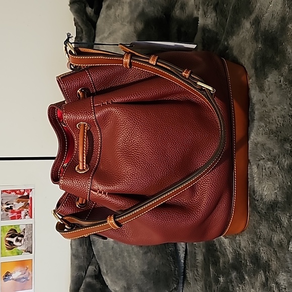 Dooney & Bourke Archives 2012 Pebble Leather Drawstring - Picture 2 of 6